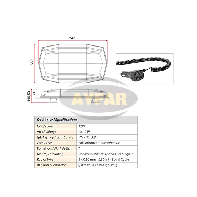 TRAFFIC WARNING LAMPS