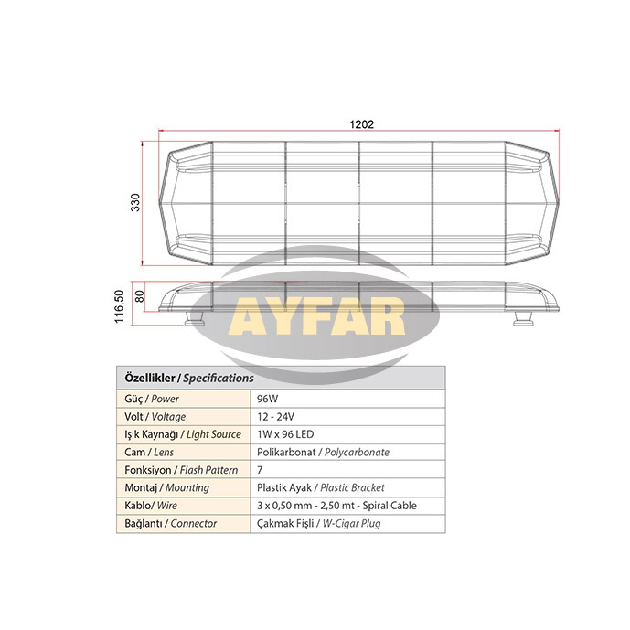 TRAFFIC WARNING LAMPS