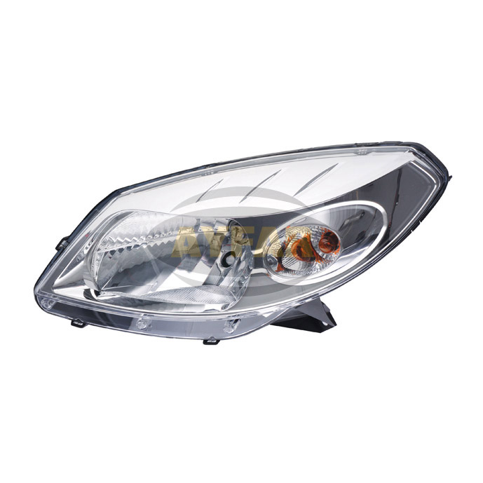 W-CHROME FRAME HEADLIGHT