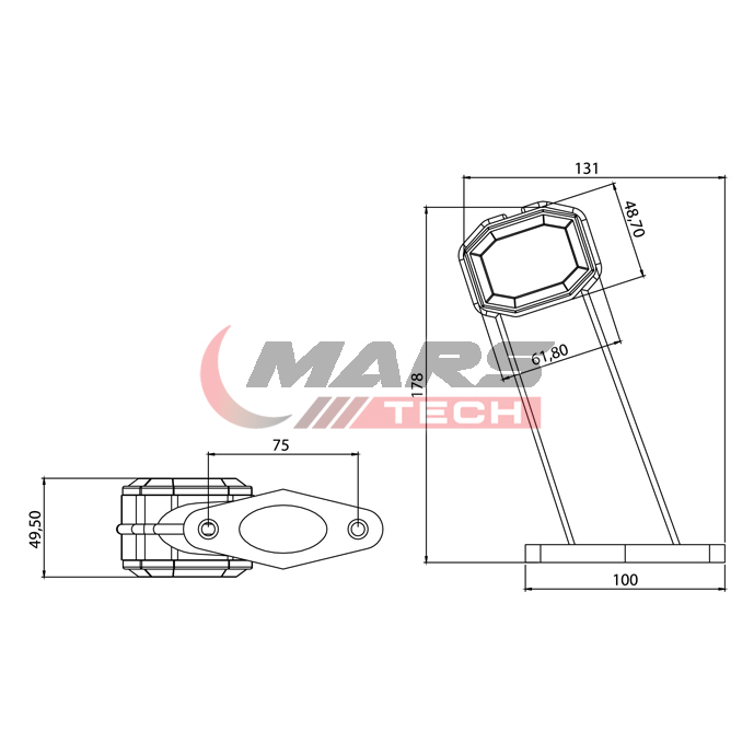 Trailer End - Outline Marker Lamp