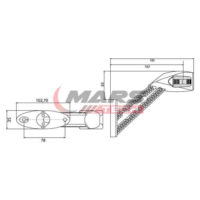 Trailer End - Outline Marker Lamp